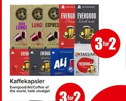 Spar Kaffekapsler tilbud
