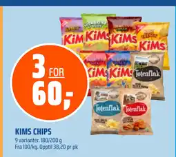 Coop Obs KIMS CHIPS tilbud