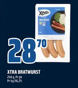 Coop Obs XTRA BRATWURST tilbud