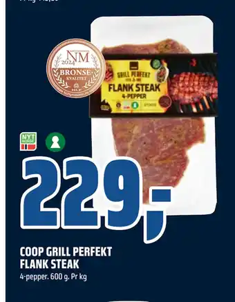Coop Obs COOP GRILL PERFEKT FLANK STEAK tilbud
