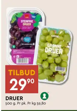 Coop Mega DRUER tilbud
