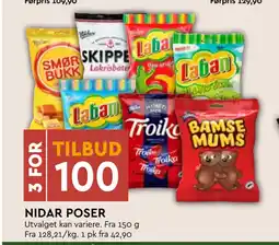 Coop Mega NIDAR POSER tilbud