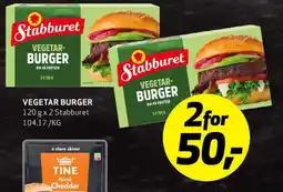 Bunnpris VEGETAR BURGER tilbud