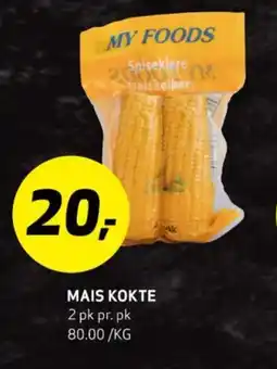 Bunnpris MAIS KOKTE tilbud