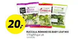 Bunnpris RUCCULA, ROMANO OG BABY LEAF MIX tilbud