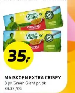 Bunnpris MAISKORN EXTRA CRISPY tilbud