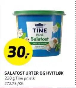 Bunnpris SALATOST URTER OG HVITLØK tilbud