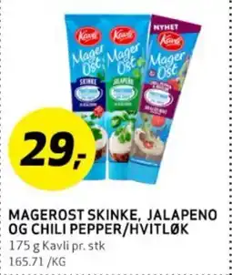 Bunnpris MAGEROST SKINKE, JALAPENO OG CHILI PEPPER/HVITLØK tilbud
