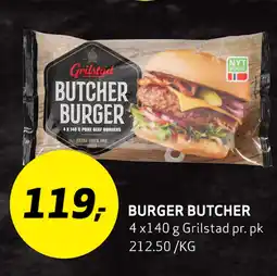 Bunnpris BUTCHER BURGER tilbud