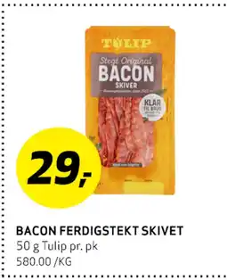 Bunnpris BACON FERDIGSTEK SKIVET tilbud