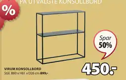 JYSK VIRUM KONSOLLBORD tilbud