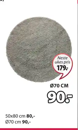 JYSK KARLSTAD BADEMATTE tilbud