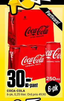 Europris COCA-COLA tilbud