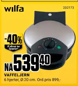 Europris VAFFELJERN tilbud