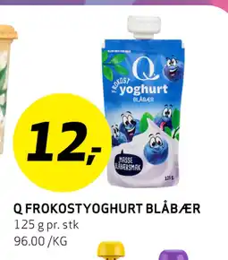 Bunnpris Q FROKOSTYOGHURT BLÅBÆR tilbud