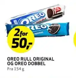 Bunnpris OREO RULL ORIGINAL OG OREO DOBBEL tilbud