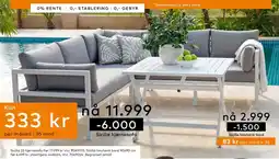 Skeidar Sicilia 22 hjørnesofa tilbud