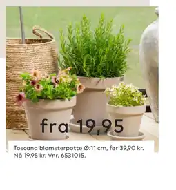 Skeidar Toscana blomsterpotte tilbud