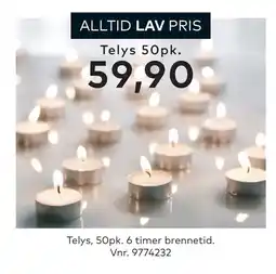 Skeidar Telys, 50pk tilbud