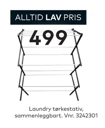 Skeidar Laundry tørkestativ tilbud