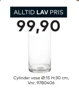Skeidar Cylinder vase tilbud