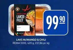 Rema 1000 LAKS M/MANGO & CHILI tilbud