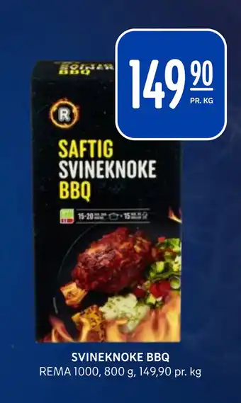 Rema 1000 SVINEKNOKE BBQ tilbud