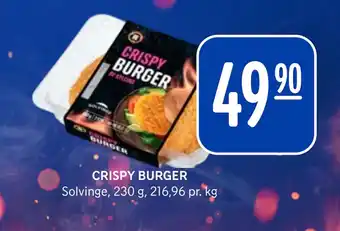 Rema 1000 CRISPY BURGER tilbud