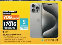 POWER IPHONE 15 PRO MAX 256 GB tilbud