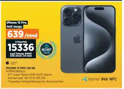 POWER IPHONE 15 PRO 128 GB tilbud