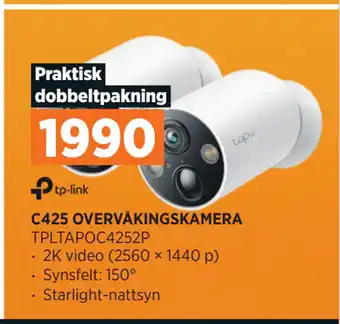 POWER C425 OVERVÅKINGSKAMERA tilbud