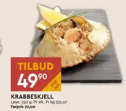 Coop Mega Ukjent krabbeskjell tilbud