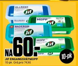 Europris Jif engangsmopp tilbud