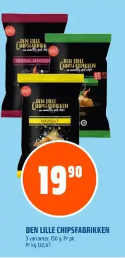 Coop Obs Den lille chipsfabrikken chips havsalt tilbud