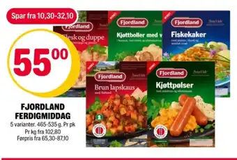 Coop Extra Fjordland flesk og duppe tilbud
