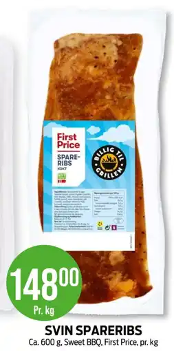 Kiwi First price spareribs tilbud