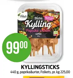 Kiwi Folkets kyllingspyd tilbud