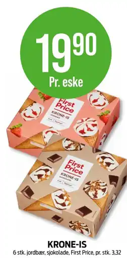 Kiwi First price sjokoladeisvafler tilbud