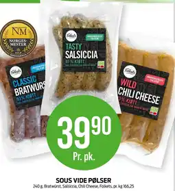 Kiwi Folkets classic bratwurst tilbud