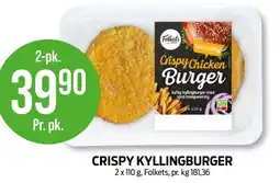 Kiwi Folkets kyllingburger tilbud