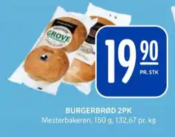 Rema 1000 Mesterbakeren grove burgerbrød tilbud