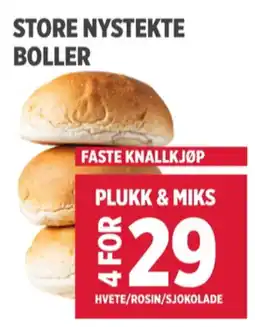 Meny Ukjent butiksbagt brød tilbud