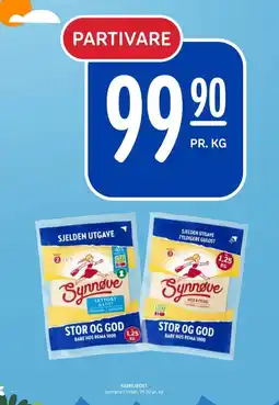 Rema 1000 Synnøve finden gulost tilbud