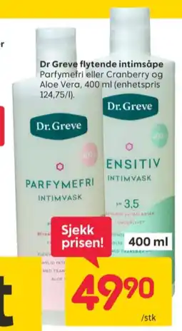 Rusta Dr greve intimvask tilbud