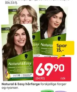 Rusta Natural easy hårfarge tilbud
