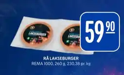 Rema 1000 Rema 1000 lakseburger tilbud