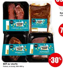 Eurospar Biff av storfe tilbud