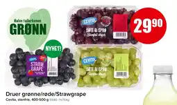 Eurospar Druer grønne/røde/Strawgrape tilbud