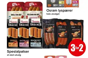 Eurospar Spesialpølser tilbud