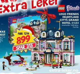 Extra Leker Lego friends heartlake citys grand hotel tilbud